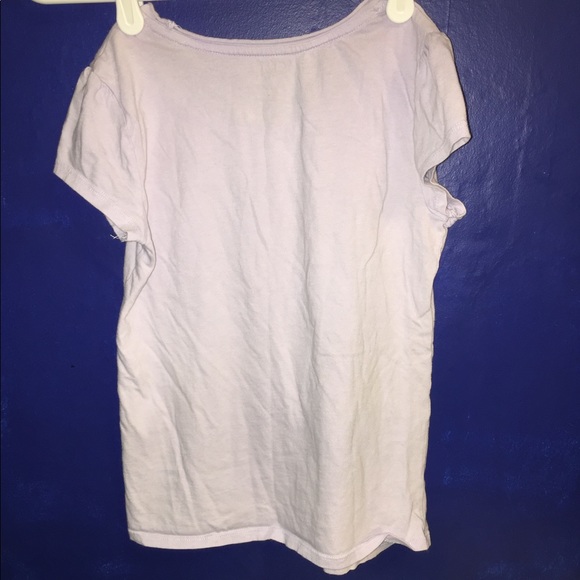 Old Navy butterfly light purple girls shirt - Picture 3 of 5